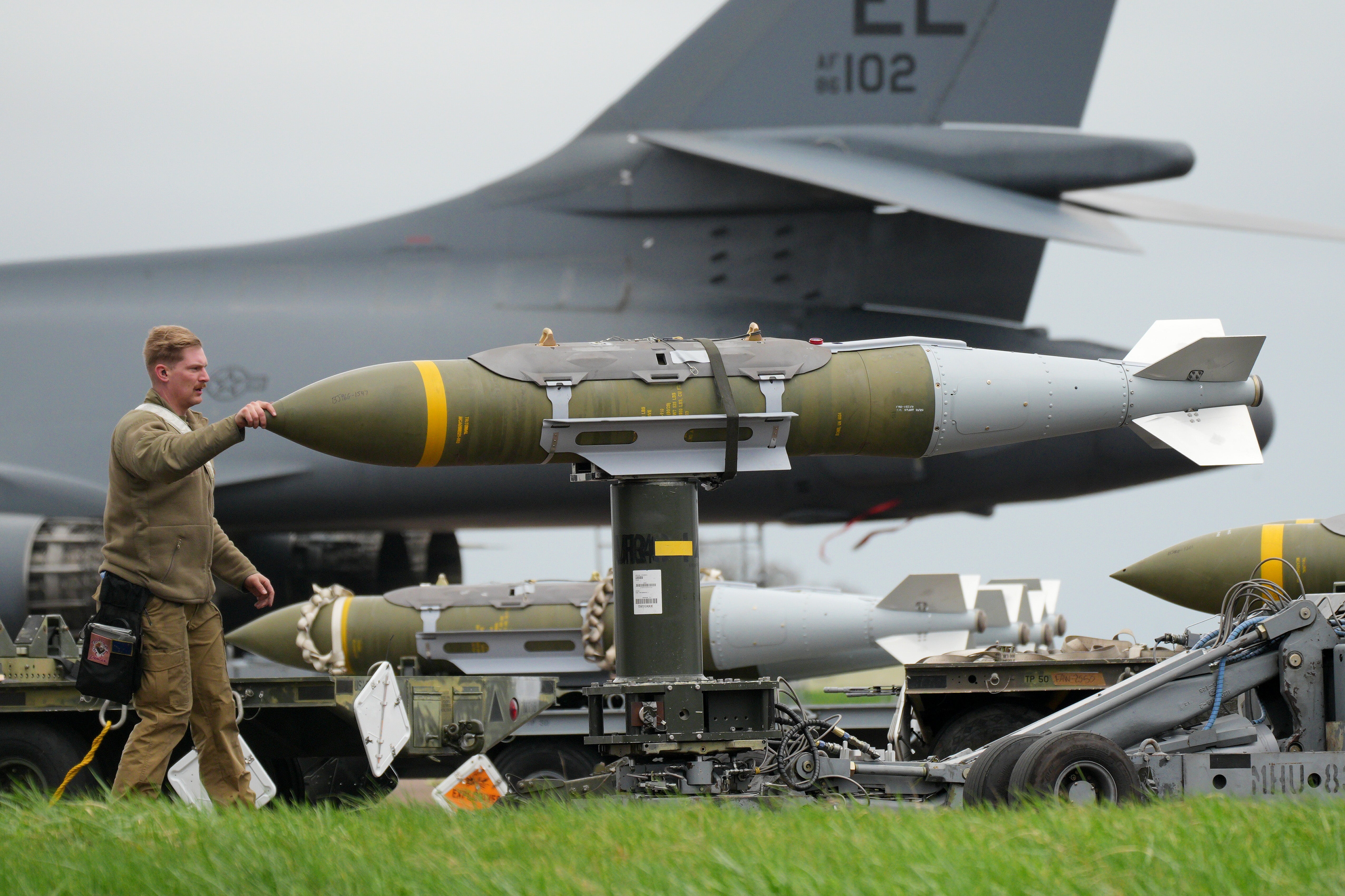 US missiles being loaded at RAF Fairford on March 12
