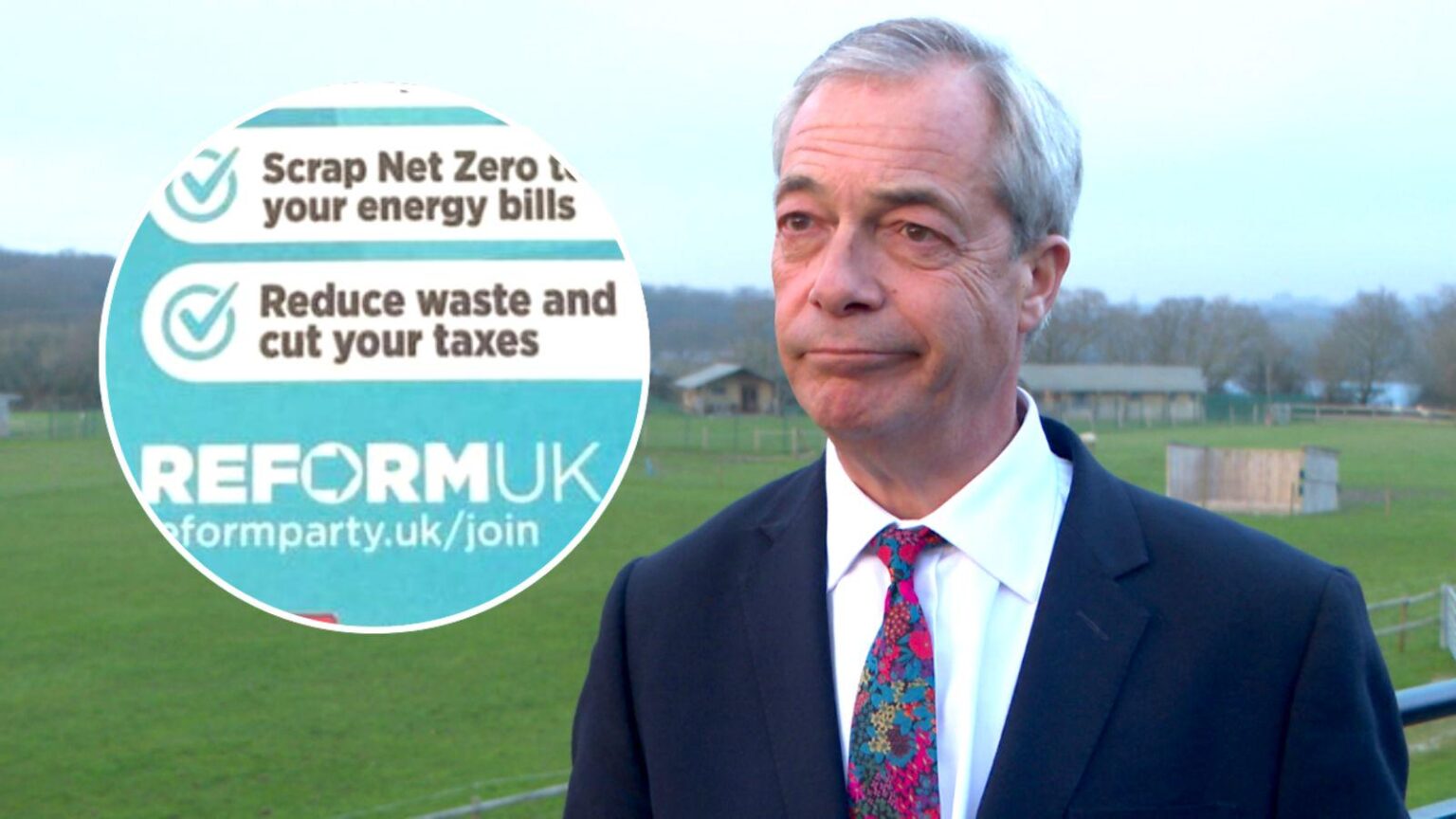 Nigel Farage denies Reform promised council tax cuts despite leaflet pledge | ITV News
