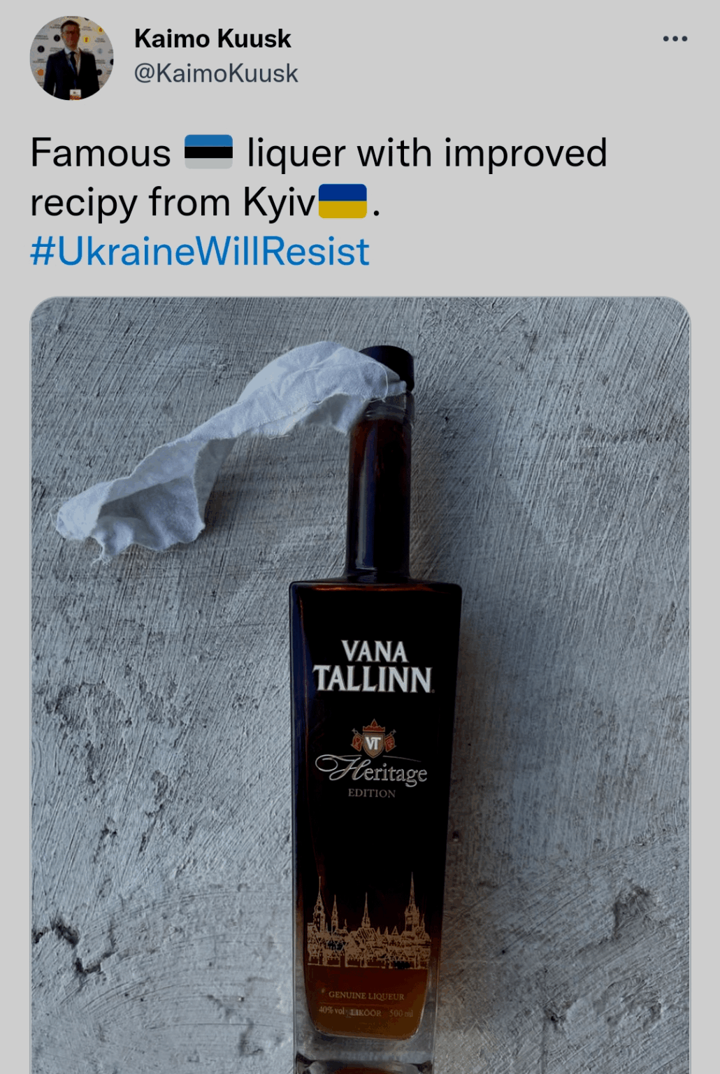 The Estonian ambassador to Ukraine is a badass