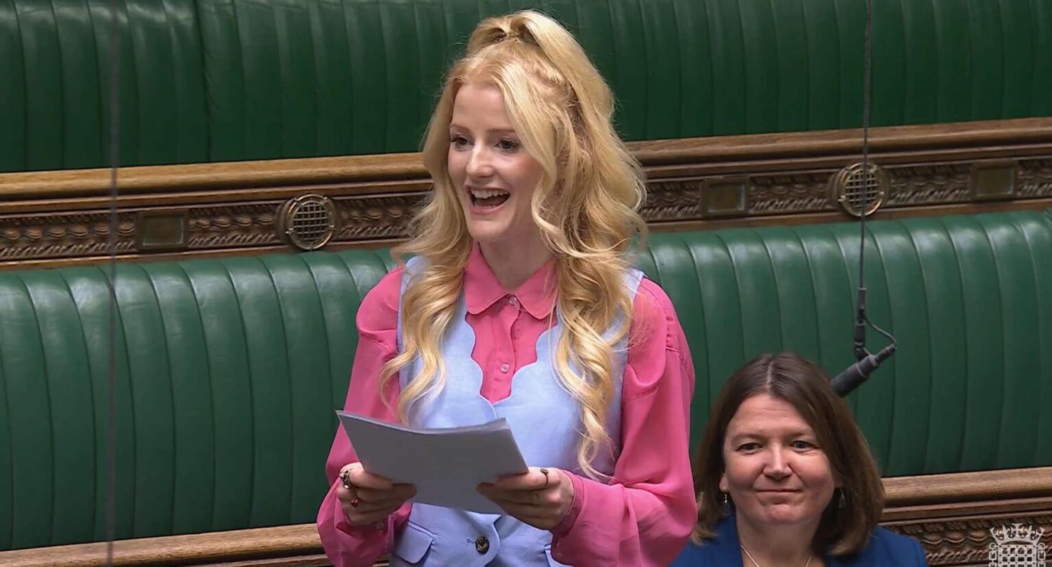 Green MP Hannah Spencer delivers maiden speech in Parliament during International Women’s Day debate