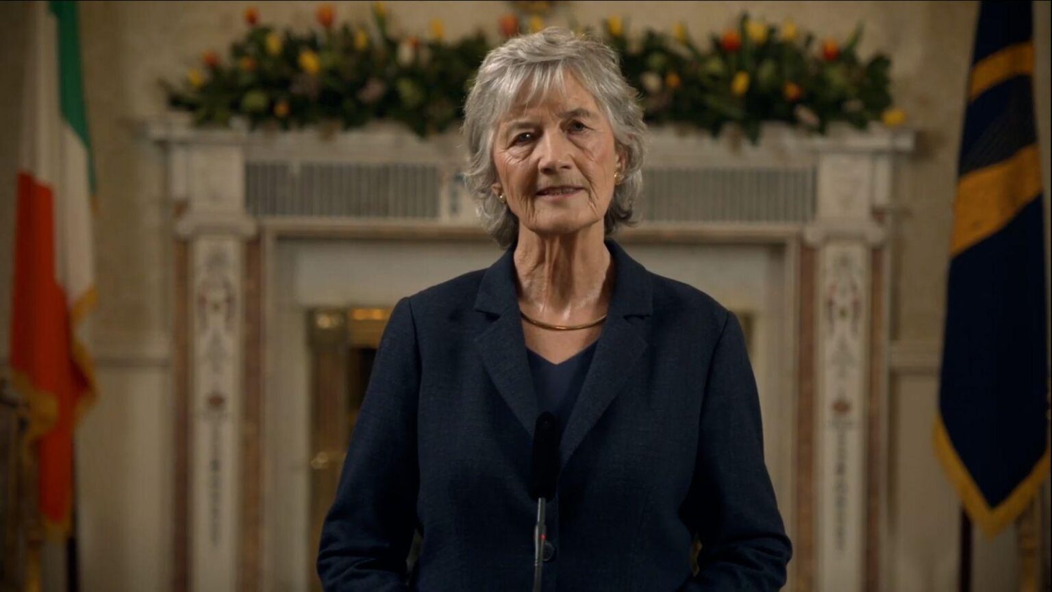 'The normalisation of war can never be accepted,' says Irish President Catherine Connolly