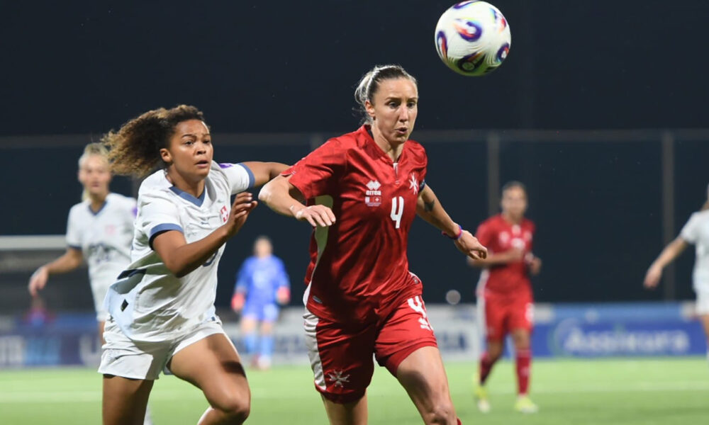 Manuela Tesse encouraged by Malta women response despite Switzerland defeat