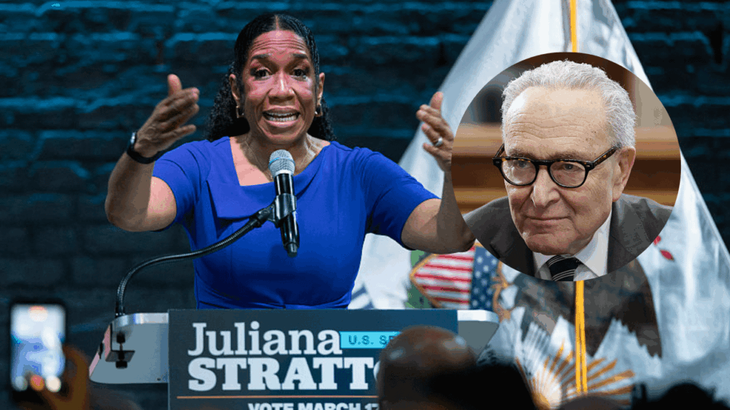 Senate nominee Juliana Stratton says she won’t support Chuck Schumer as Democratic leader