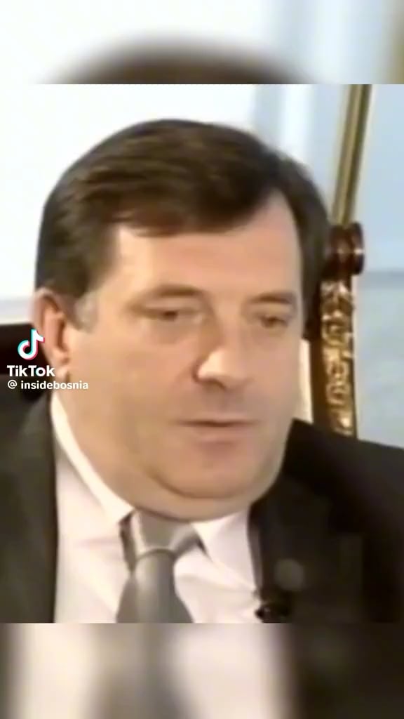 Youth is madness. Milorad Dodik