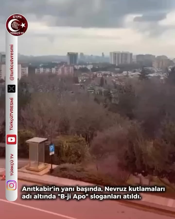 Slogans of "biji serok apo" were shouted in Anıtpark next to Anıtkabir (Anıtpark video link in the description)