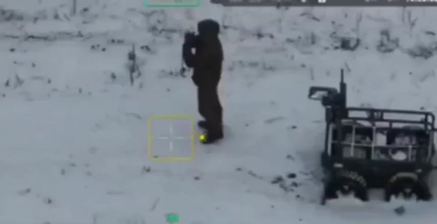 African mercenary begs for mercy from Ukrainian drone operator before explosion (Unknown location and date)