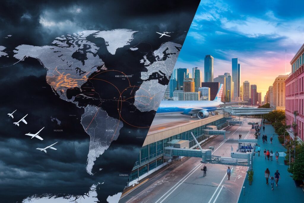 United states overtakes france, new zealand, spain, greece, ireland and more as safest travel destinations this year. As nations teeter on war chaos and geopolitical tensions rise, united states emerges strong.