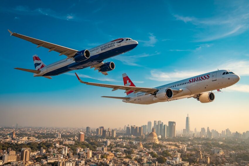 India sees british airways and swiss expand delhi, mumbai flights amid gulf airline reductions; travellers gain more direct europe connectivity and choice.