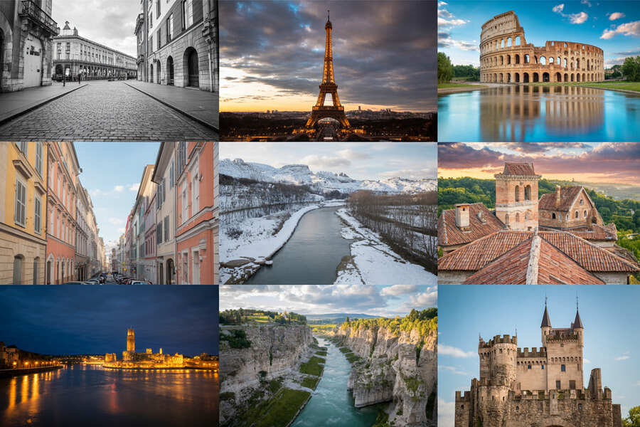 Poland , spain, germany, france, greece, croatia tourism