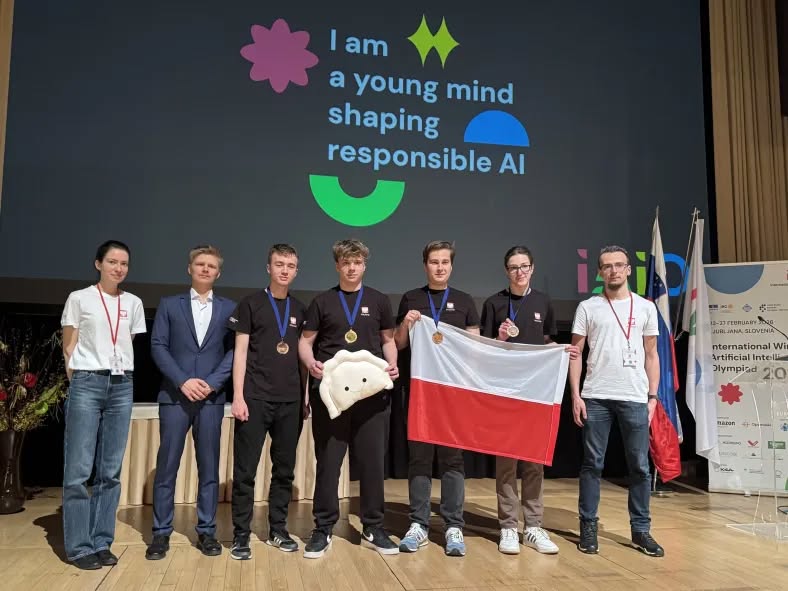 Polish programmers at the International Winter AI Olympiad (IAIO 2026) in Slovenia.