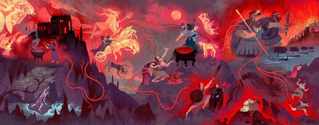 “4: The Cursed House of Atreus,” Illustrated by me,