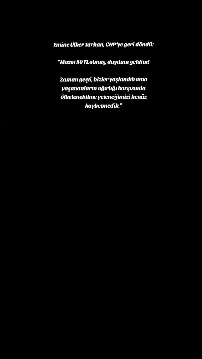 Emine Ülker Tarhan returned to CHP: "Diesel fuel has become 80 TL, I heard and came! Time has passed, we have gotten older, but we have not yet lost our ability to be angry in the face of the gravity of what happened."