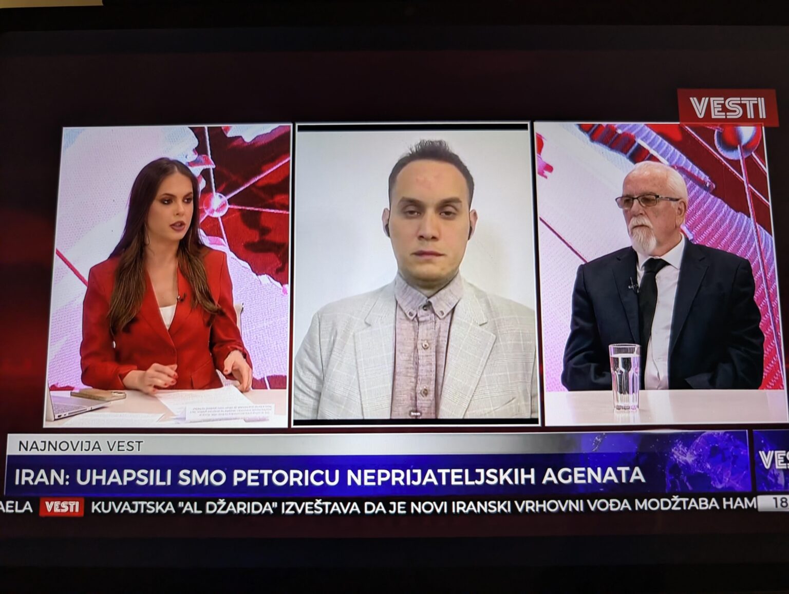 Nulti čaci Jovan Babić is now a "political analyst" and guest expert on the Middle East, even though he studied FTN