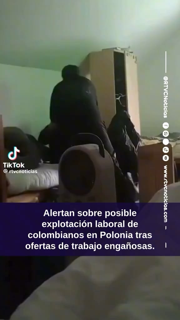Polish boss beats workers from Colombia