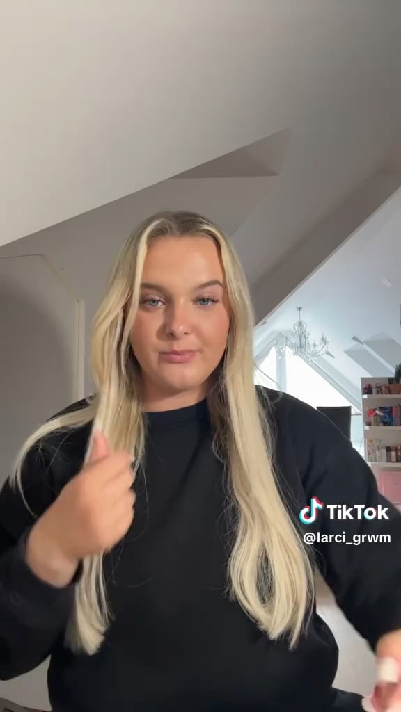 The influencer took advantage of a free flight to Slovenia to get eyelashes