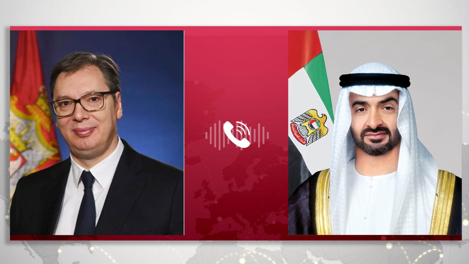 UAE and Serbia leaders discuss regional security and solidarity