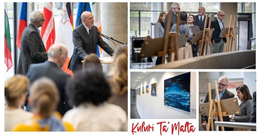 Maltese doctors exhibit artworks in Luxembourg