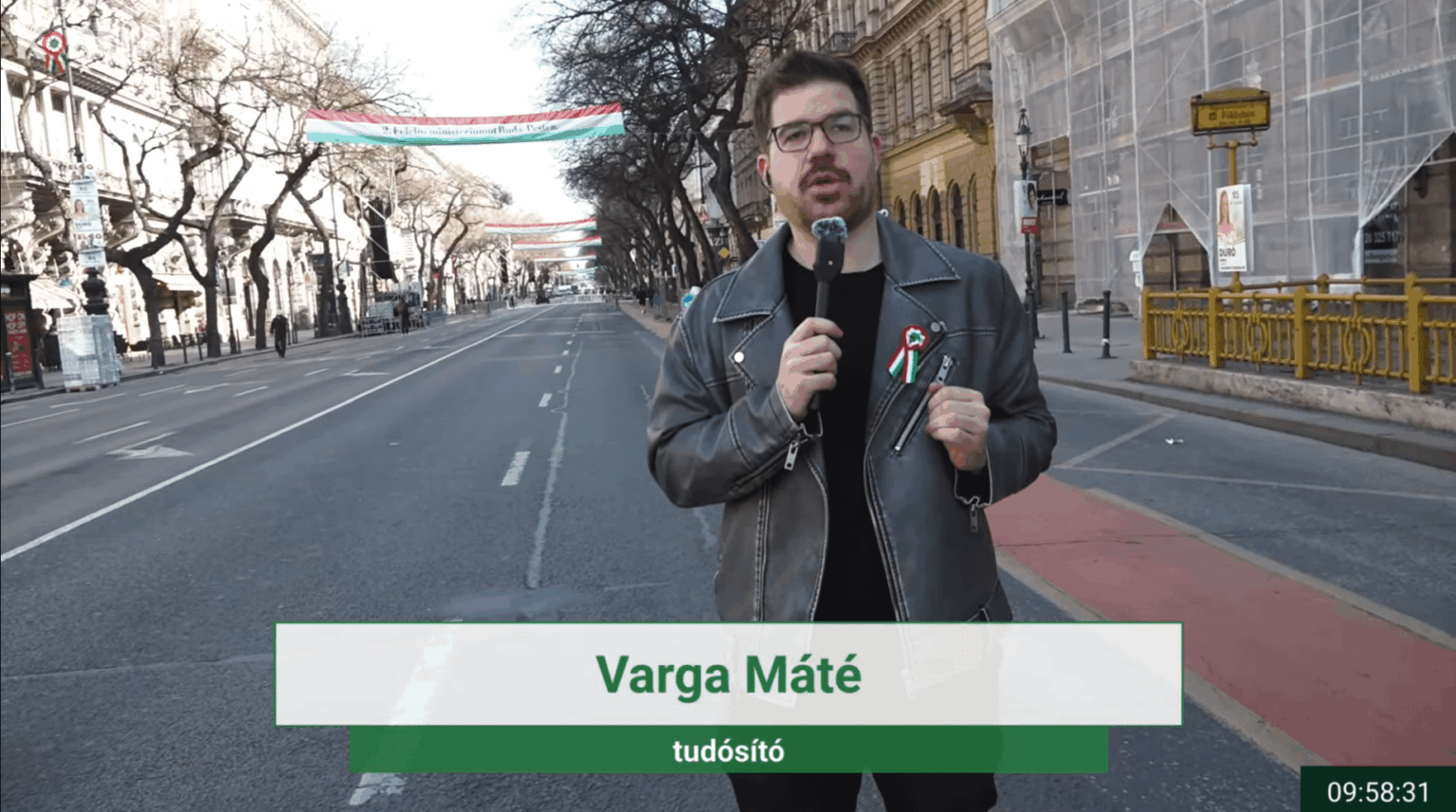 There is not a soul at the Tisza event