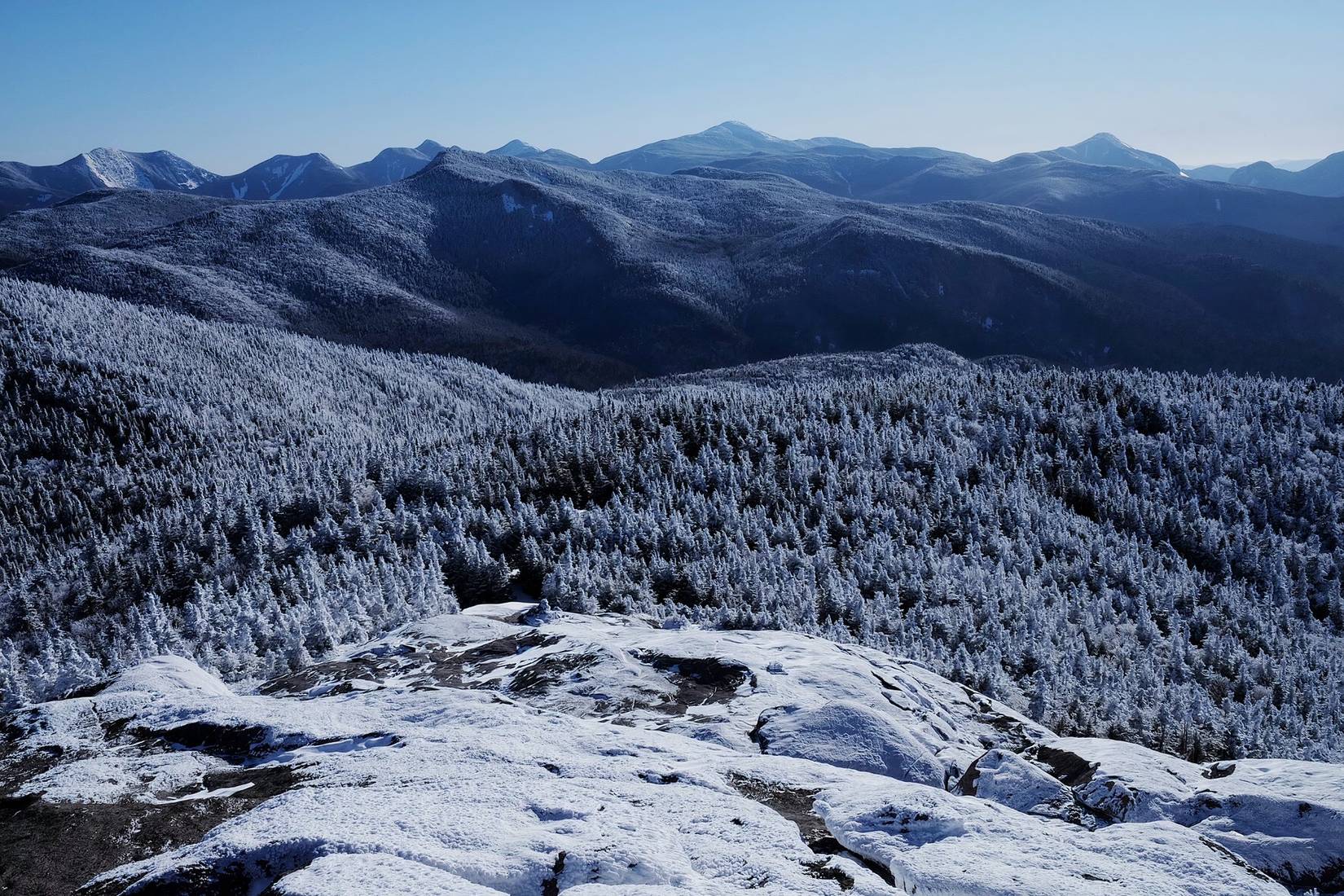  A view of the Adirondacks in winter