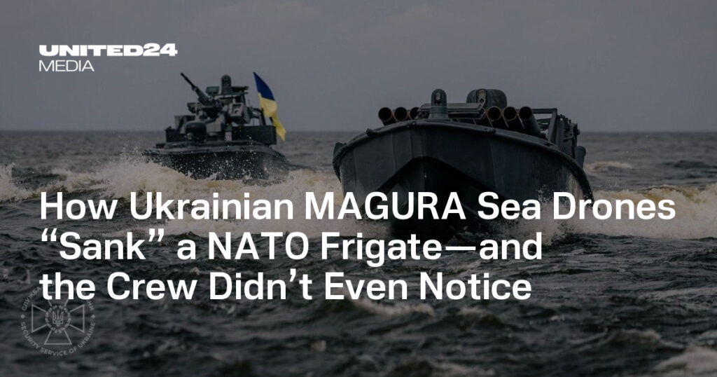 How Ukrainian MAGURA Sea Drones “Sank” a NATO Frigate—and the Crew Didn’t Even Notice — UNITED24 Media