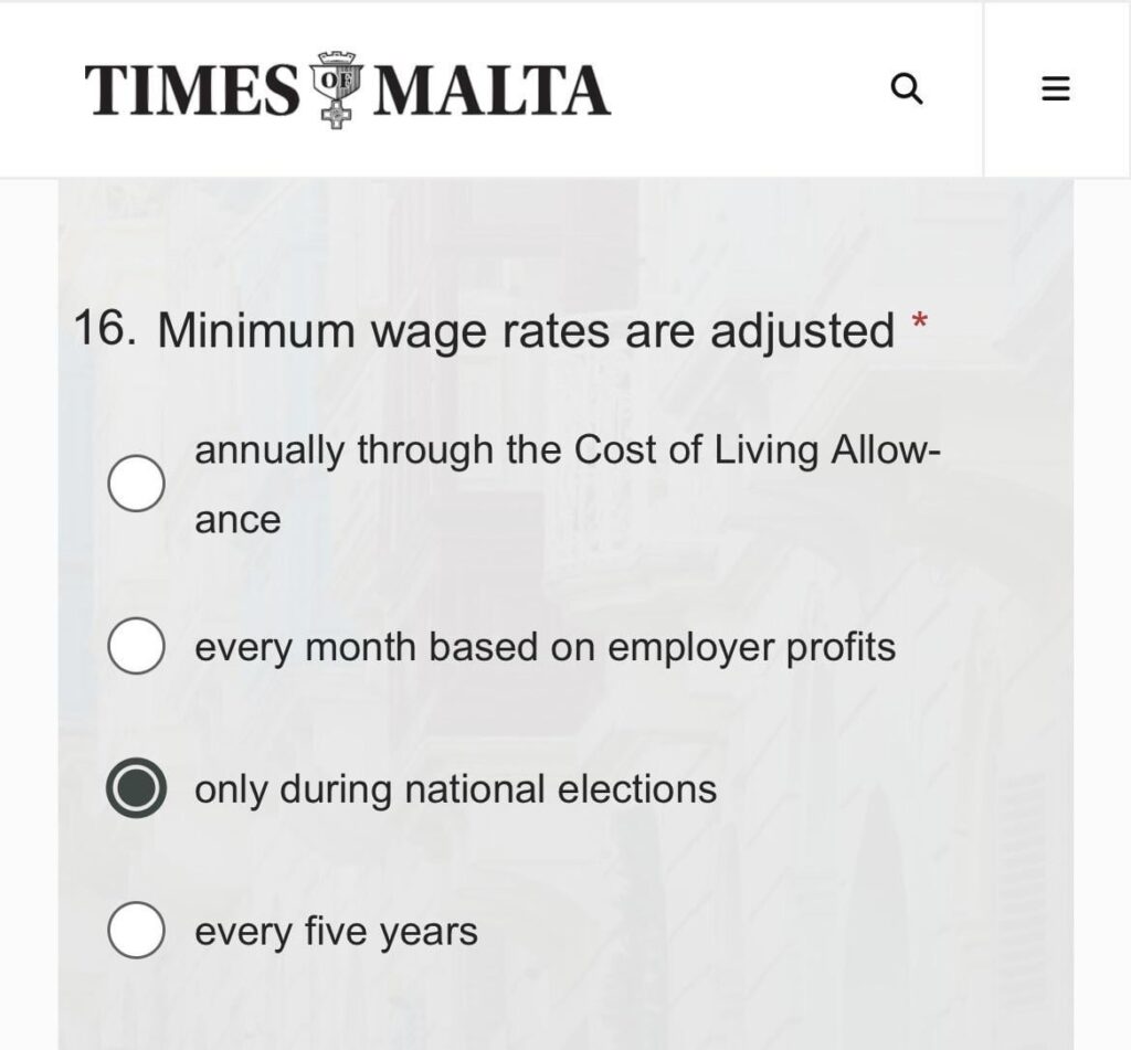Quiz: was everybody able to pass the TCN integration test? (including Maltese)