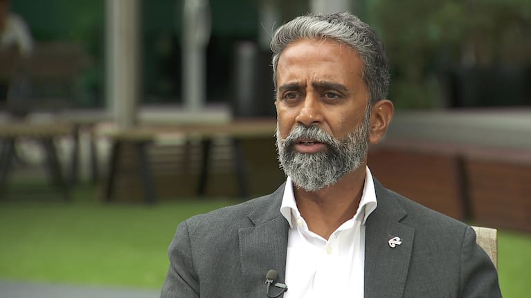 Air NZ chief executive Nikhil Ravishankar.