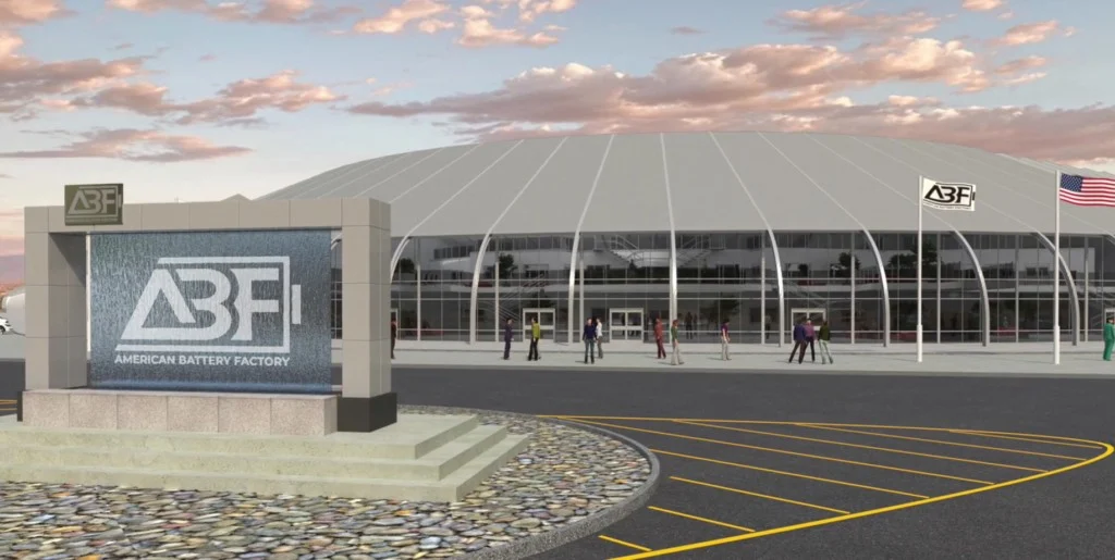 A render of American Battery Factory