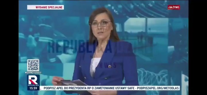 A Republic journalist mistakenly calls President Nawrocki's proposal pro-Russian.