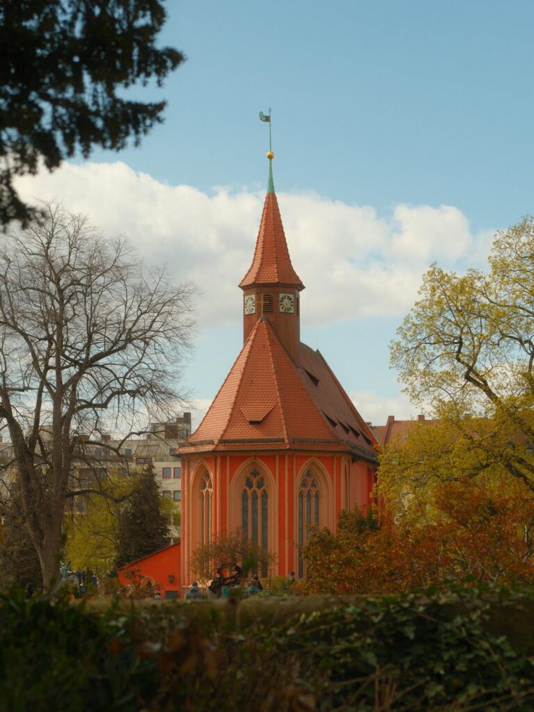 Sunny spring afternoon in Nuremberg