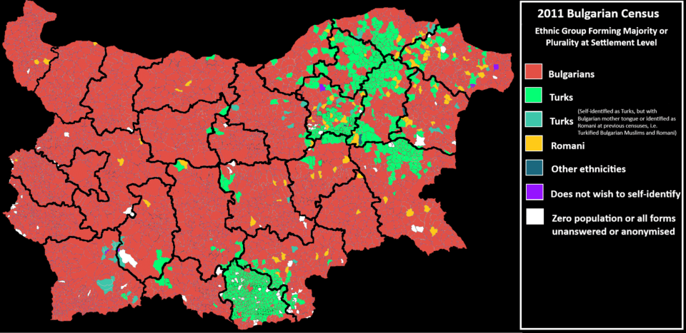 Why is turkish minority not populated close by Turkish border but at the north?