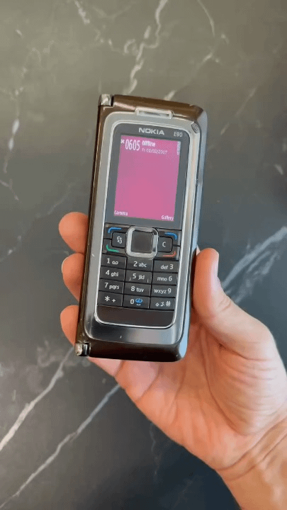 Here's a bit of nostalgia :) Did you have a futuristic phone in your time?