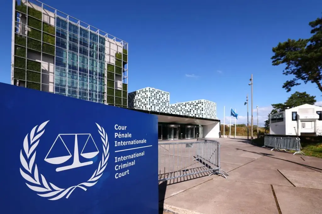 An exterior of The International Criminal Court (ICC) is seen in The Hague, Netherlands, September 22, 2025. REUTERS/Piroschka van de Wouw