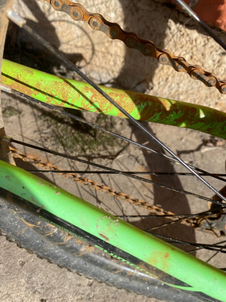 Velo remained orange and dry