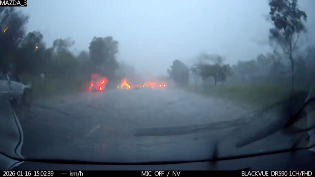Blocking all 3 lanes of the M4 during a hailstorm, acceptable or stupid?
