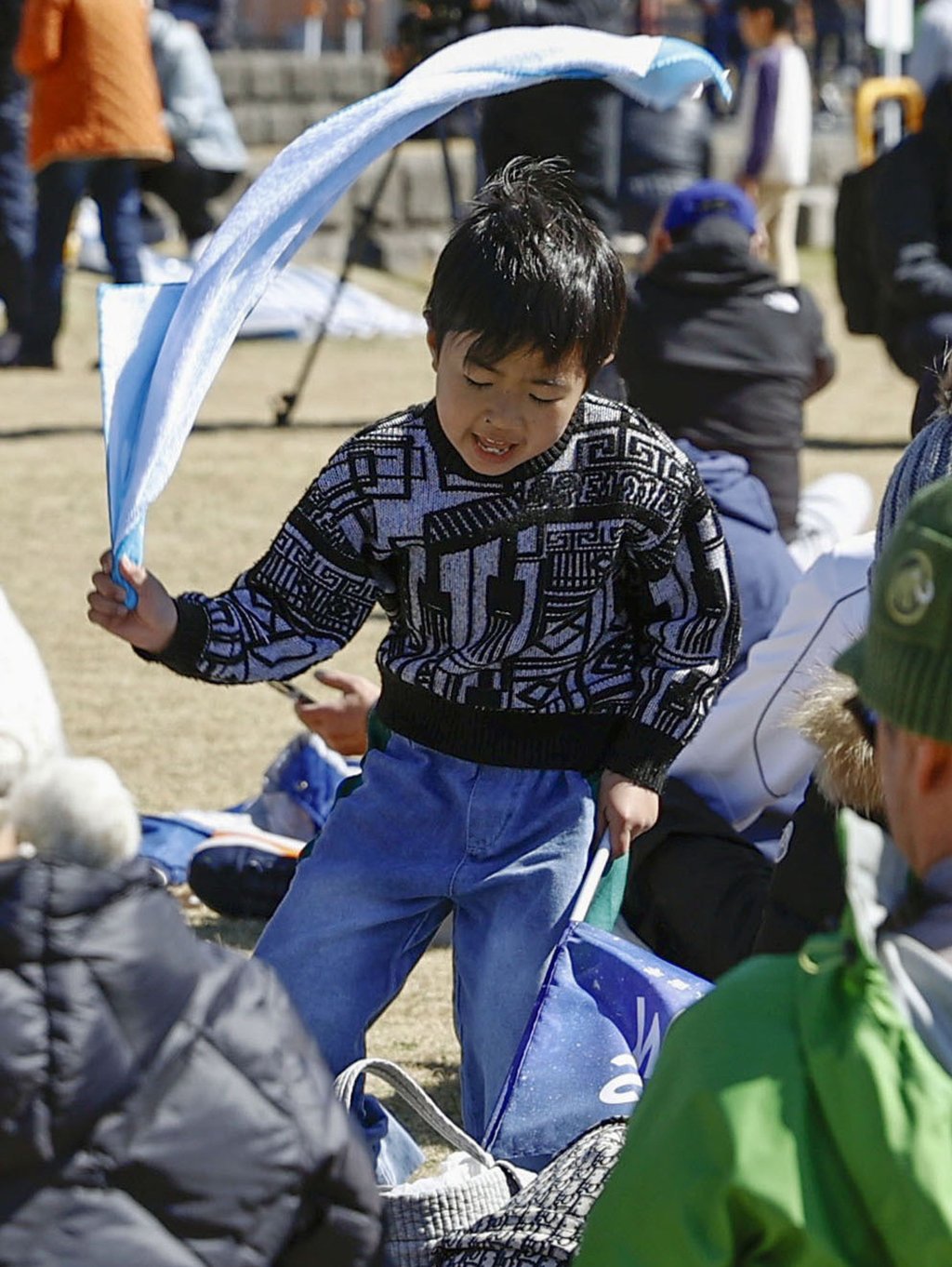 A boy appears disappointed after the launch of the Kairos No 3 is cancelled on Wednesday. Photo: Kyodo A boy appears disappointed after the launch of the Kairos No 3 is cancelled on Wednesday. Photo: Kyodo