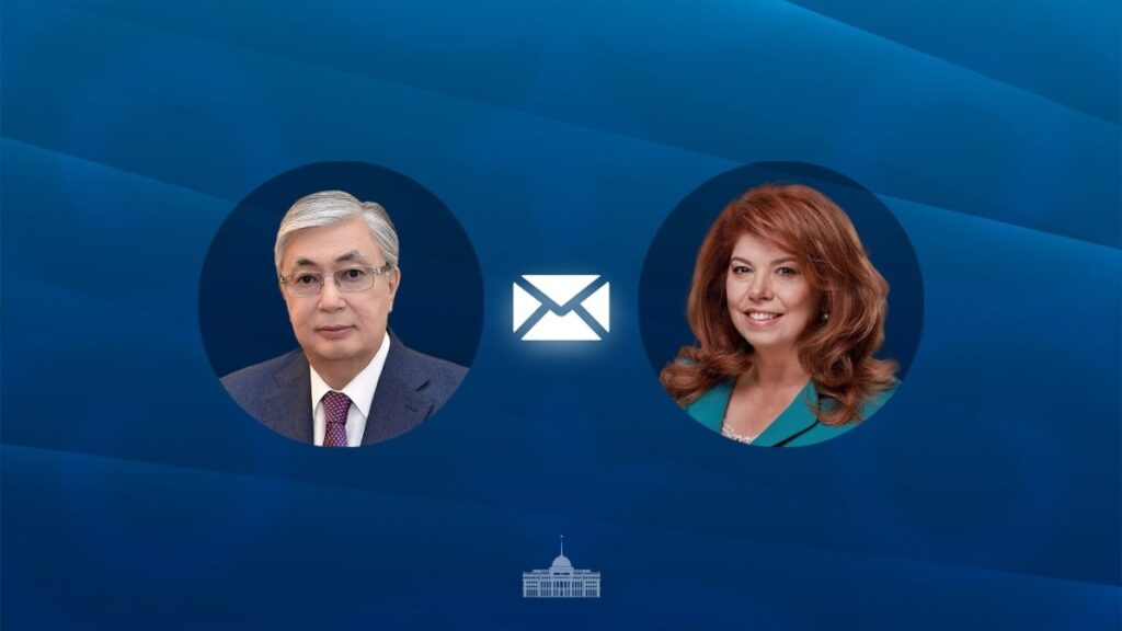 Kassym-Jomart Tokayev congratulates Bulgaria’s Iliana Iotova on Liberation Day