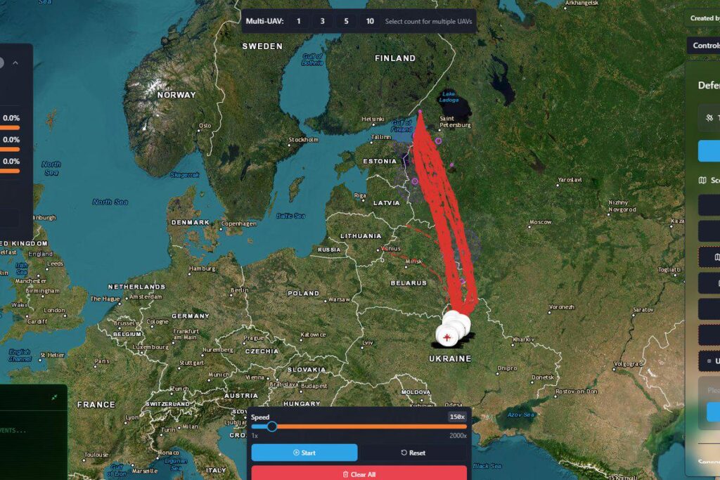 Maps and posts: Russian sources confirm that Ukrainian drones did not fly through Estonia Maps and posts: Russian sources confirm that Ukrainian drones did not fly through Estonia