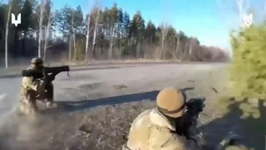 Ukraine SOF fighting Russians (Kyiv region, 2022)