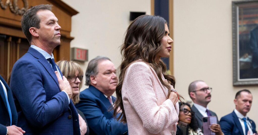 BREAKING: Devastated Kristi Noem says family 'blindsided' by husband's fake boob pics