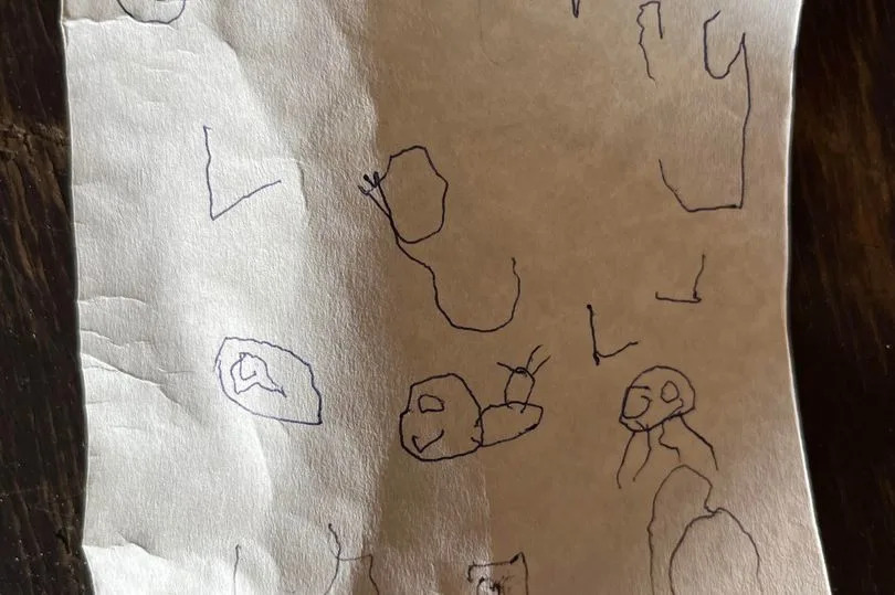 The message in the bottle from Harry Liddle that was found in Denmark