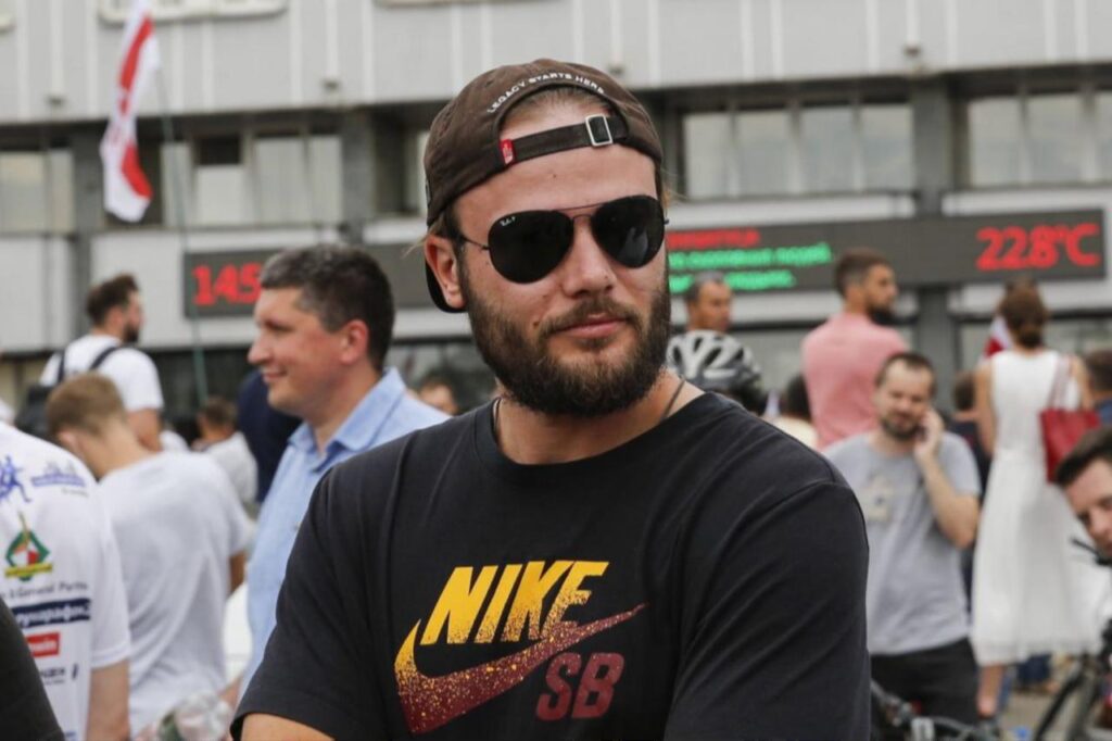 Belarusian musician Max Korzh is seen in a public setting in this undated archive photo, after leaving Belarus in 2024 amid concerns over potential political persecution. (Photo via PAP)