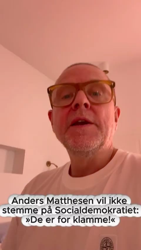 Anders "Anden" Matthesen feels abused by S ministers in the election campaign