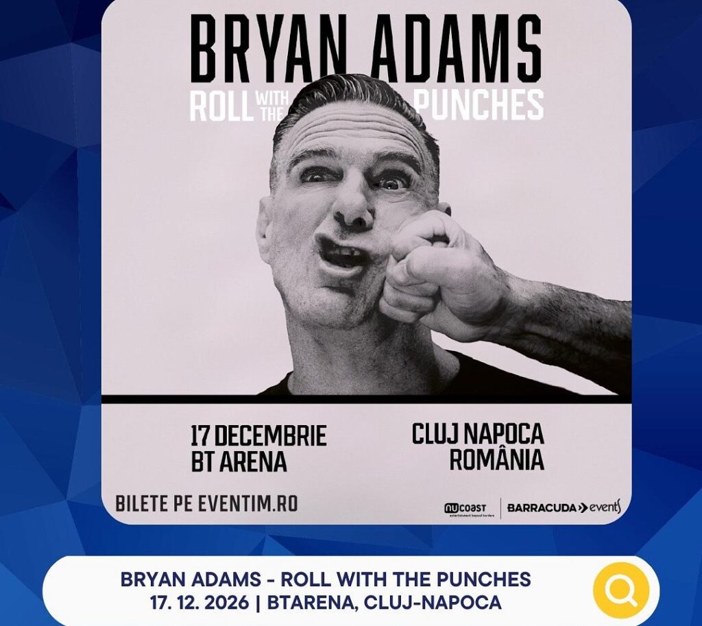 Bryan Adams to return to Romania for December show in Cluj-Napoca