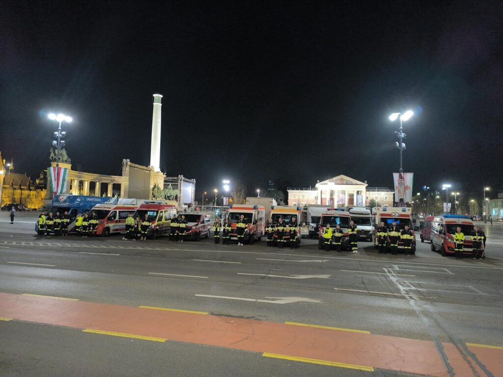 The paramedics who secured the National March