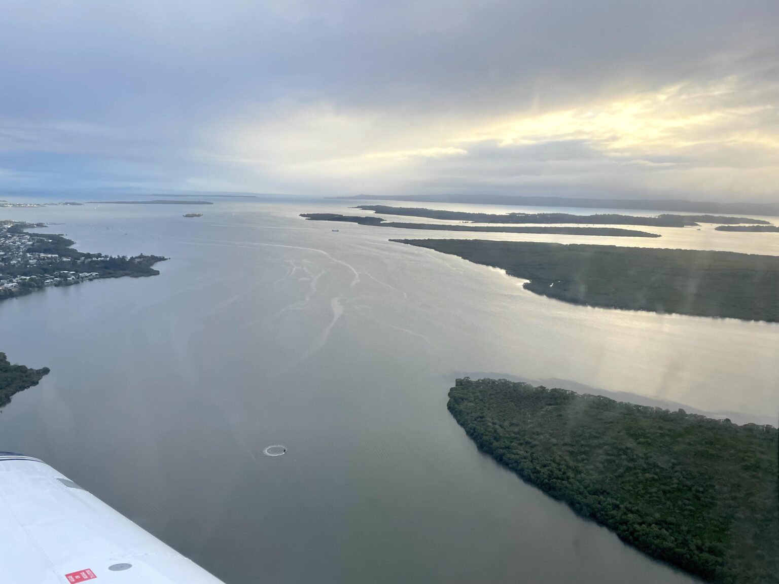To the little boat near Redland Bay/Pannikin Island this morning...