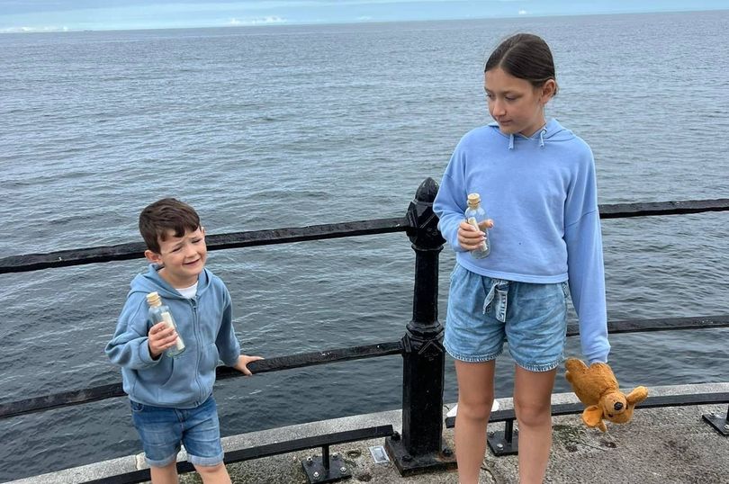 Five-year-old Sunderland boy 'super-excited' after message in a bottle washes up in Denmark