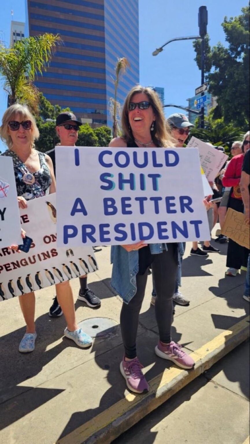 She should win the Nobel Peace Prize if she can replace this president with her shit. That would still be a massive upgrade. 💩🏆