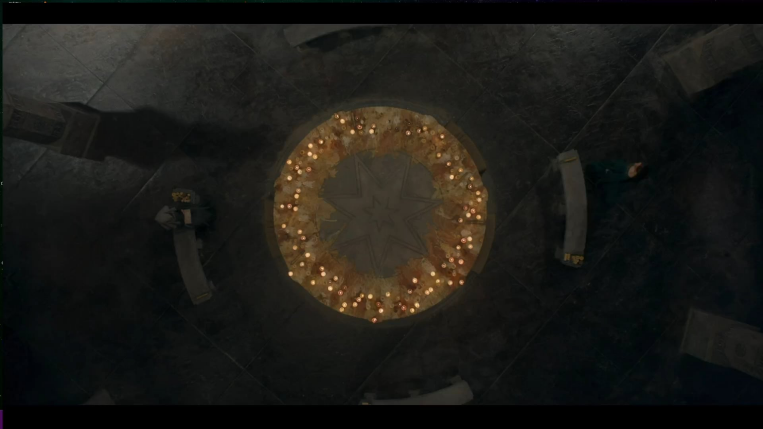 I'm watching House of The Dragon S02E03 "The Burning Mill", and in this one scene, in my left ear it sounds like the character is singing in Croatian