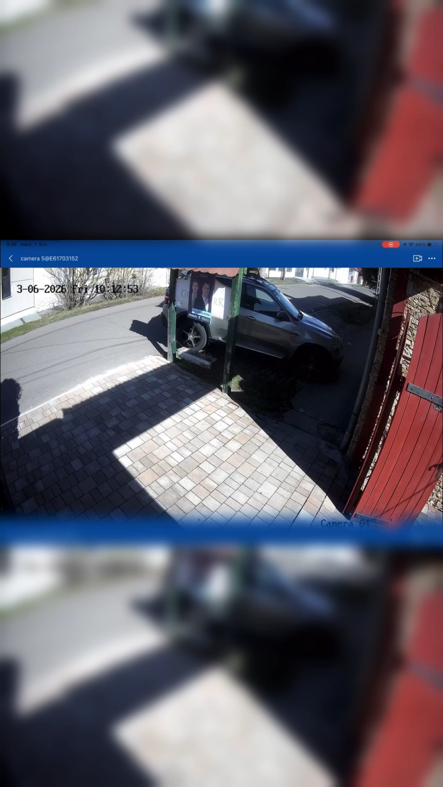 A postman spits on and scribbles on the poster of the yew tree