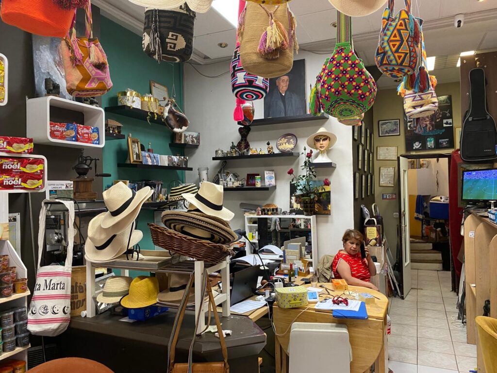 Colombia shop in Paris, France